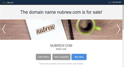 Desktop Screenshot of nubrew.com